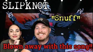 Wife's FIRST time hearing "SNUFF" by SLIPKNOT. (REACTION&REVIEW!!)
