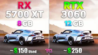 RX 5700 XT vs RTX 3060 Test in 10 Games | 2023