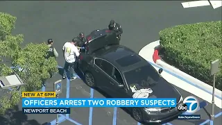 2 robbery suspects arrested at Fashion Island in Newport Beach