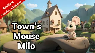 Town's Mouse Milo | Bedtime Stories Kids.