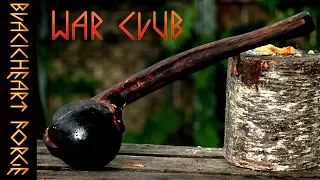 Native American WAR CLUB: Complete Build with Axe and Angle Grinder