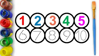 123 Numbers | 1234 Number Names | 1 To 10 Numbers Song | 12345 learning for kids | Counting Numbers