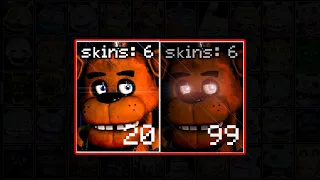 Jumpscared by 740 Animatronics at once (740/20 and 740/99 mode)