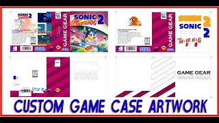 Create Custom Video Game Cover Inserts with Inkscape | Graphic Design with Sonic Game Gear Games