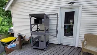 Aivituvin Catio (Outdoor Cat Enclosure House) Assembly Review
