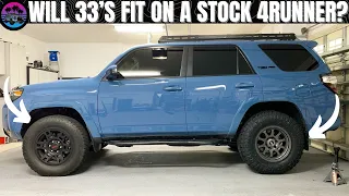 Will 33's Fit on a Stock 4Runner??