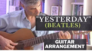 Yesterday"- chord melody guitar fingerstyle arrangement by Hagai Rehavia"