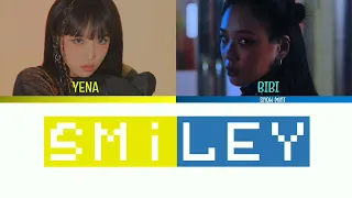 YENA (예나)- Smiley (feat. Bibi) Color Coded Lyrics (Han/Rom/Eng)