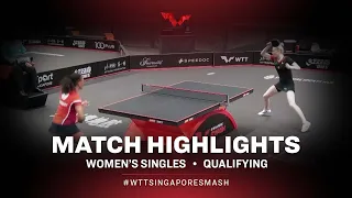 Leonie Hartbrich vs Olufunke Oshonaike | WS | Singapore Smash 2022 (Qual)