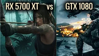 Radeon RX 5700 XT vs Gtx 1080 | 11 Games Tested