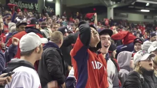 Tribe fans go wild at Progressive Field watch party as the Indians win Game 3 of the World