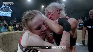 The Best Fights of Female Fighter in TOP DOG | Bare-knuckle Boxing |