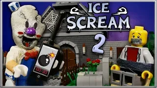 LEGO Мультфильм Мороженщик 2 Часть - Horror Game Ice Scream 2