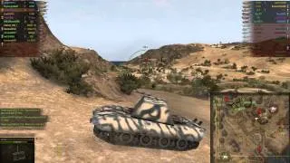 Funny moment in E-100: IS-7 getting boom-sticked - World of Tanks