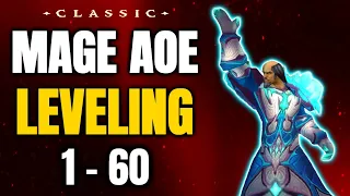 WoW Classic Mage Aoe leveling Guide 1-60