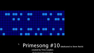 Primesong No10 - listening to prime numbers