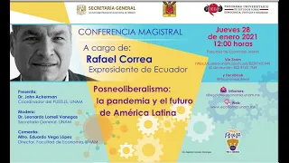 Conferencia Magistral Rafael Correa