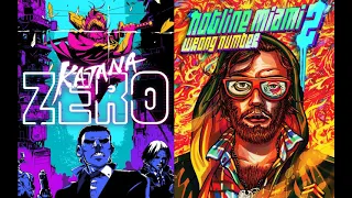 Katana ZERO & Hotline Miami 2 Mashup: [DJ Electrohead - Hit The Floor] + [M.O.O.N - Quixotic]