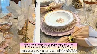 Tablescape Ideas | How to set a Table
