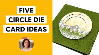 🔴5 Clever Handmade Card Ideas Using Circle Dies