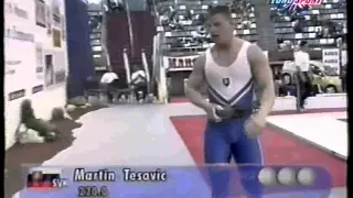 1999 European Weightlifting 105 kg Highlights xvid