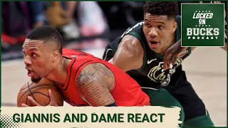 Damian Lillard and Giannis Antetokounmpo react to major NBA trade and is there risk for Milwaukee?