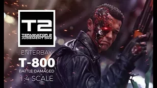 Enterbay Terminator 2 T-800 Battle Damaged 1:4 Scale