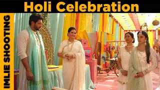 Imlie | Holi Celebration | Hotstar | Star Plus | Behind the scenes | Screen Journal