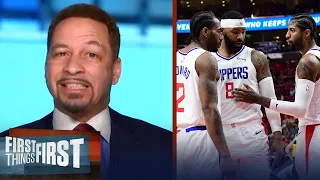 Chris Broussard explains why the Clippers are in trouble after GM 2 loss | NBA | FIRST THINGS FIRST