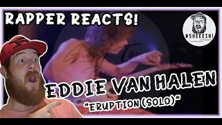 (RIP) Eddie Van Halen - Eruption (Solo - Live Without a Net) | RAPPER REACTS!