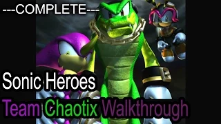 Sonic Heroes: Team Chaotix - Full Walkthrough - 1080p 60fps - No commentary