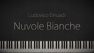 Nuvole Bianche - Ludovico Einaudi  Jacob's Piano  Synthesia Piano Tutorial