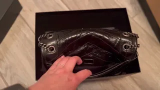 Unboxing Saint Laurent baby Niki bag