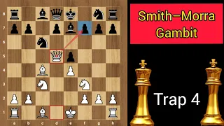 Smith-Morra Gambit: Trap 4 | Chess Opening traps | Chess addict