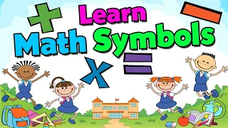 Mathematical symbols | Learn Math's symbols for kids | Math's for kids |  Basic Math For Toddlers |