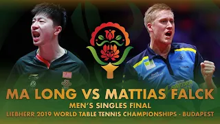 Ma Long vs Mattias Falck | Liebherr 2019 World Table Tennis Championships – Budapest