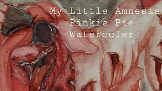 Pinkie Pie ( My Little Amnesia  Watercoler Speedpaint)