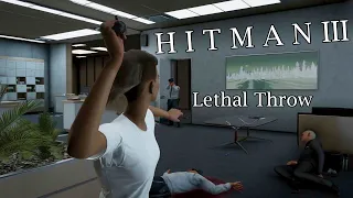 Hitman 3 Marrakesh Lethal Throw Kill Everyone All NPCs Have Guns