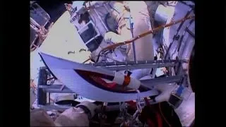 Sortie historique de la flamme olympique russe dans l'espace - 09/11