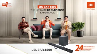 The Ultimate 3D Surround Experience | JBL Soundbar 1300