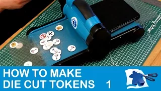 How to Die Cut Tokens   Part 1 of 2 - Dining Table Print & Play