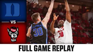 Duke vs. NC State Full Game Replay | 2023-24 ACC Men's Basketball