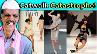 Hilarious Compilation of Model Catwalk Fails - Tribal People React in the Most Unpredictable Ways!