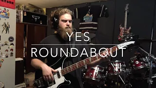 Yes - Roundabout [Bass Cover] with Geddy Lee right hand technique