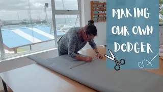 How we MADE a DODGER for our sailboat ⛵️⚓️