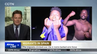 Around 500 African migrants cross border fence into Ceuta