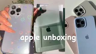 apple unboxing 🍏 (aesthetic & asmr) tiktok compilation