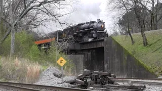 TVRM Missionary Ridge Local, 1911 Southern Railway 2-8-2 #4501, March 2022