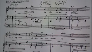 April Love Piano Accompaniment