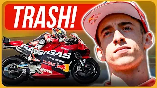 WHT Pedro Acosta is VERY ANGRY on his KTM RC16 | MotoGP News | MotoGP 2024